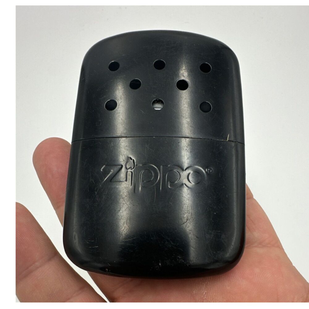 Zippo Black Metal Catalytic Hand Warmer Reusable